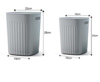 DS5554 Poubelles en plastique pour salle de bain chambre bureau poubelle conteneur rectangulaire poubelle poubelles poubelle poubelle