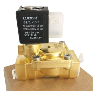 Bobina Solenoide Originale <span class=keywords><strong>Sirai</strong></span> Normalmente Chiusa a Comando Pilota, la più Venduta, per Valvole Serie L182V01 L133B16, Pronta all'Installazione - Product Image 5
