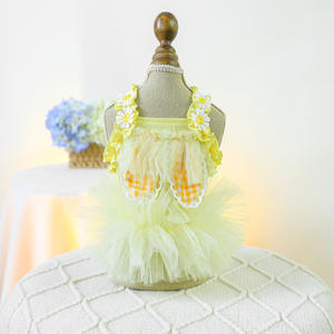 Offre Spéciale luxe ours en peluche été mince <span class=keywords><strong>Slip</strong></span> robe classique Polyester gaze jupe <span class=keywords><strong>pour</strong></span> femmes chiens mignon princesse lapin printemps - Product Image 5