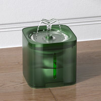 Fontaine à eau automatique pour animaux de compagnie (chats et chiens) avec pompe, distributeur circulant d'intérieur, accessoires et produits carrés