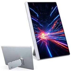 Moniteur portable 16 pouces haute résolution FHD avec écran IPS 100% sRGB, en alliage d'aluminium, avec support, idéal pour les jeux et les ordinateurs portables. - Product Image 1