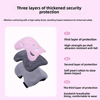 Protection complète anti-chute pour enfants, patinage en ligne, skateboard, patinage sur glace, cyclisme en plein air, bleu-violet