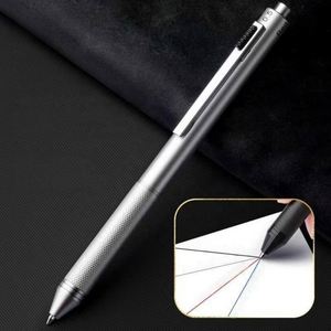 4 1 <b>Multi</b>-<b>color</b> Metal Ballpoint <b>Pen</b> logo Blue/Red/Black Pencils Wholesale Custom Sports Corporate Advertising 0.7mm Tip - Product Image 1