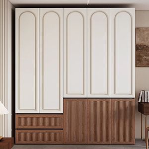 Tùy chỉnh đa màu sắc thiết kế hiện đại cửa tủ quần áo cho nội thất phòng ngủ bền và sử dụng khách sạn - Product Image 1