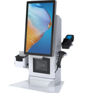 27-inch Multi-Touch tự phục vụ thanh toán <span class=keywords><strong>kiosk</strong></span> với SDK & màn hình cảm ứng kim loại trường hợp Android <span class=keywords><strong>kiosk</strong></span> <span class=keywords><strong>Windows</strong></span> POS Máy hỗ trợ - Product Image 2