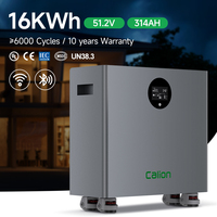 Batterie solaire, stockage d'énergie de batterie, entreprises de stockage d'énergie, 16 kWh, 32 kW, systèmes solaires domestiques Hsolar, alimentation de secours au phosphate de fer lithium