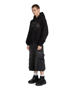 SERPENT HOODIE Brushed Fleece Fabric Unisex Oversized Hoodie with Custom Print And Embossed - Product Image 4