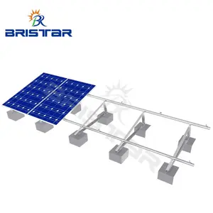 Bristar solar ground mount racking systems rail kit staffa solare per montaggio a pannello fai da te