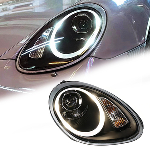 Pour Porsche Cayman 987.1 & <span class=keywords><strong>Boxter</strong></span> 2005-2008 style phare LED DRL nouveau faisceau haut et bas xénon lampe frontale accessoire 12V tension - Product Image 1