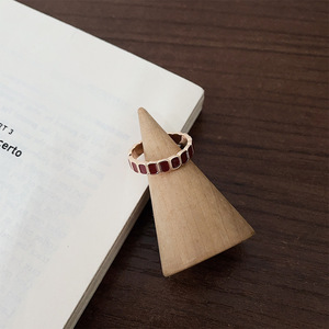 S925 <b>Silver</b> Anchor <b>Ring</b> Women's Wide Bamboo Joint Open Retro Jewelry Everyday Wear - Product Image 4