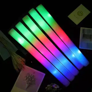 Led Luminous Sticks Party Rave Foam Glow Stick Rgb Fluorescent Dark Light for Bar Wedding Birthday Festival Supplies Accessories