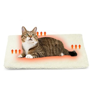 Cama de lujo para gatos con autocalentamiento de 45x60cm, alfombrilla lavable con fondo de autocalentamiento para gatos y perros, almohadilla para mascotas - Product Image 1