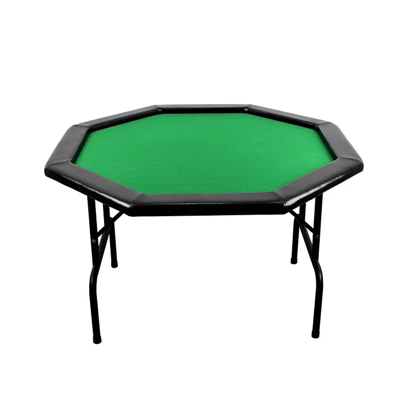 Yh는 판매를 위한 휴대용 8 선수 카지노 테이블 접히는 다리 팔각형 부지깽이 테이블을 주문품
