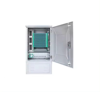 Armoire de distribution à fibre optique extérieure 144/288/576/1152 noyaux SC ODF utilisé pour le montage au sol de connexion croisée de réseau 5G