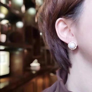 ต่างหูเงินแท้ S925 แบบ DIY สำหรับใส่ไข่มุก ขนาดเล็ก รูปทรงรังนก สำหรับไข่มุกขนาด 8-9 มม. รุ่น 21835-ต่างหูแฟชั่น - Product Image 2