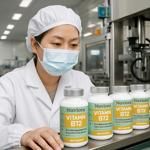 Metilcobalamina B12, Cápsulas de Vitamina B12 de Alta Absorción para Adultos, 60 Unidades, Impulso de Energía, Metabolismo, Apoyo a las Glóbulos Rojos, Nutrición - Product Image 6