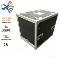 Flight case 14U antichoc pour amplificateur avec portes coulissantes, type road case