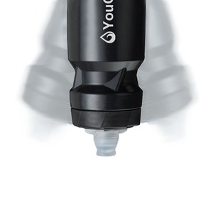 ขวดน้ำพลาสติกแบบบีบสำหรับเล่นกีฬาจักรยานออกกำลังกายกลางแจ้งวัสดุ PP แบบพกพานำกลับมาใช้ได้ - Product Image 6