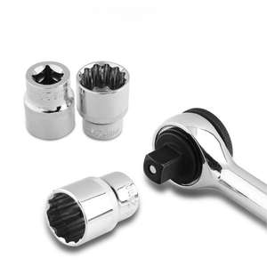 Hardware di manutenzione multifunzionale 22 pz manica chiave a cricchetto combinazione set kit di strumenti di riparazione auto - Product Image 4