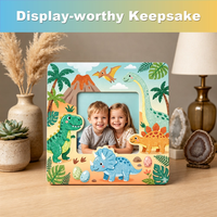 Kit de décoration de cadre photo à paillettes DIY pour la décoration intérieure, avec accessoires et gemmes scintillantes, pour enfants, vente en gros