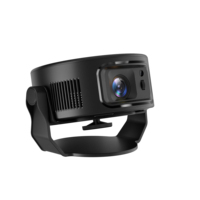 Projecteur de cinéma maison portable HY300Max Résolution 4K Smart Android 14 Système d'exploitation Manuel 3D Film Visualisation Vidéo Laser