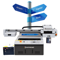 Graphking fabricante máquina A3 inyección de tinta UV impresora plana gran oferta Xp600/i3200 cabeza de alta calidad
