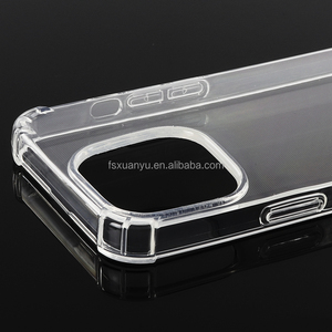 Custodia per telefono cellulare con paraurti ad aria per nuovo <span class=keywords><strong>iPhone</strong></span> 13 Pro <span class=keywords><strong>Cover</strong></span> posteriore in Tpu trasparente per <span class=keywords><strong>iPhone</strong></span> 13 6.1 pollici custodia in <span class=keywords><strong>silicone</strong></span> trasparente - Product Image 3
