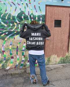 <span class=keywords><strong>Hoodies</strong></span> Vintage Lavados 100% Algodão Personalizados para Homens - Estilo Streetwear Americano Europeu, Pullover Pesado com Frente Plissada - Product Image 3