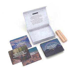 بطاقات تأكيد عائلية محمولة مطبوعة على الورق، بطاقات لعب مربعة مخصصة بألوان CMYK - Product Image 6