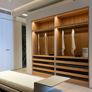 Benovo <span class=keywords><strong>Armadio</strong></span> Angolare Moderno di Lusso a 3 Ante con Vetro, Cabina <span class=keywords><strong>Armadio</strong></span> per Hotel, Ensemble Chambre De Luxe - Product Image 2