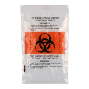 <span class=keywords><strong>Autoclavable</strong></span>ตัวอย่าง<span class=keywords><strong>Biohazard</strong></span> Wasteกระเป๋าซิป - Product Image 1