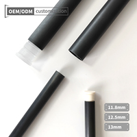 Tube d'arbres de queue de billard en fibre de carbone de 12.4mm, ébauches de queue Protapered avec remplissage en mousse, virole et insert de joint
