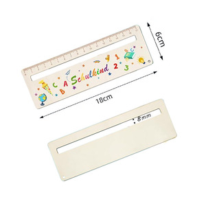 PAFU, Ayuda de lectura para estudiantes personalizable, regla de madera, grabado transfronterizo para <span class=keywords><strong>Amazon</strong></span>, caja de aprendizaje, artesanías de madera, carteles de pared para - Product Image 5