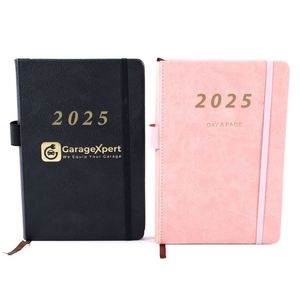 2025 Promotional High Quality Multicolora5 Pu Soft Leather Customized Business <b>Notebook</b> Gift <b>Set</b> Journals Planner Diary - Product Image 1