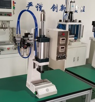 Prensa Pneumática de Precisão Longxin 3KN de Alta Produção e Economia de Energia para Estampagem e Rebitagem de Metal com Acionamento por Pé/Mão