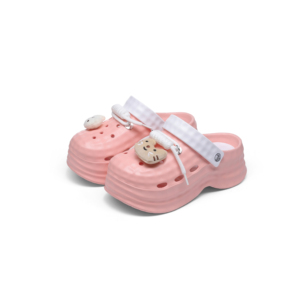 Chanclas de verano de EVA a precio de fábrica para mujer, sandalias con punta cerrada, planas, impermeables, reciclables, antideslizantes para otoño y primavera - Product Image 2