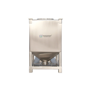 En Stock <span class=keywords><strong>Moins</strong></span> <span class=keywords><strong>Cher</strong></span> 600L Carré SUS 304 Réservoir De Stockage En <span class=keywords><strong>Acier</strong></span> Inoxydable Chimique IBC Réservoir Avec Cadre - Product Image 6