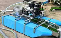 Offre Spéciale – Drague de Lavage d'Or Flottante Portable à Moteur et Pompe – Garantie 1 An