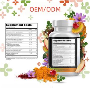 Cápsulas de polvo de Moringa orgánica OEM, suplementos de cúrcuma Moringa, apoya la inmunidad del metabolismo energético. Extracto de hierbas antioxidantes - Product Image 2