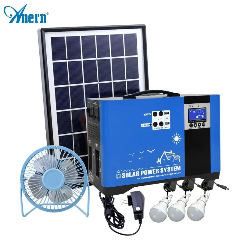 2024 integrado 1000W generador solar 220V Kit de panel solar portátil