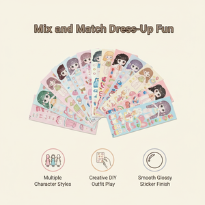Printing of cute vinyl <b>stickers</b>: waterproof, glossy, custom die-cut <b>stickers</b>; children’s <b>stickers</b>; bed sheets; gift boxes - Product Image 2