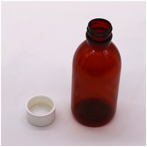 120ml/4oz Pet Vòng vô trùng ho <span class=keywords><strong>Syrup</strong></span> bằng miệng chai chất lỏng container Chất lượng cao Nước súc miệng chai với CRC cap - Product Image 5