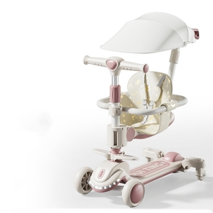2026 Hot-Selling New High-Quality Kids Three-Wheel Scooter With Foldable with Sunshade and Handle - Product Image 1