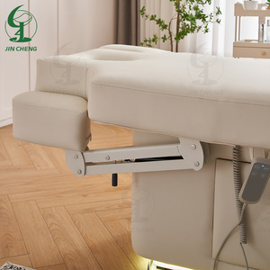 Table de massage électrique de luxe Jincheng à <span class=keywords><strong>2</strong></span> <span class=keywords><strong>moteurs</strong></span> pour salon de beauté, chaise de soin du visage, lit de spa, lit de beauté - Product Image 5