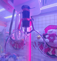 Machine à griffes humaine colorée pour bébés, avec distributeur de pièces, pour la remise de peluches et de prix, jeux d'arcade à prix compétitif