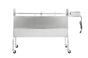 Girarrosto lungo commerciale all'aperto maiale agnello BBQ spiedo girarrosto Grill con coperchio posteriore - Product Image 2