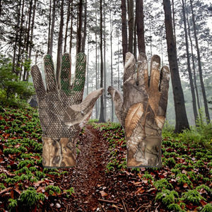 Gants de chasse tactiques d'extérieur en nylon respirant avec écran tactile, fermeture auto-agrippante, durables et antidérapants pour adultes - Product Image 3