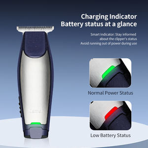 Tondeuse à cheveux électrique rechargeable <span class=keywords><strong>Kemei</strong></span> <span class=keywords><strong>KM</strong></span>-<span class=keywords><strong>5021</strong></span> avec tête de coupe en acier au carbone, tondeuse professionnelle mini, conforme ROHS - Product Image 5