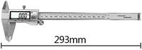 Pied à coulisse numérique 200mm/8 pouces Pied à coulisse électronique en acier inoxydable pouce/outil de mesure de Conversion métrique