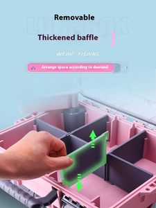 2.4KG ABS PP 낚시 태클 박스, 루어용 방수 보관 도구함 (강, 호수, 개울 낚시용) - Product Image 4